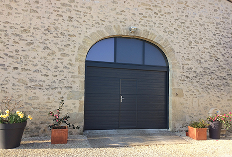 Porte Sectionnelle Manuelle Faible Encombrement 10cm Ressort Extension